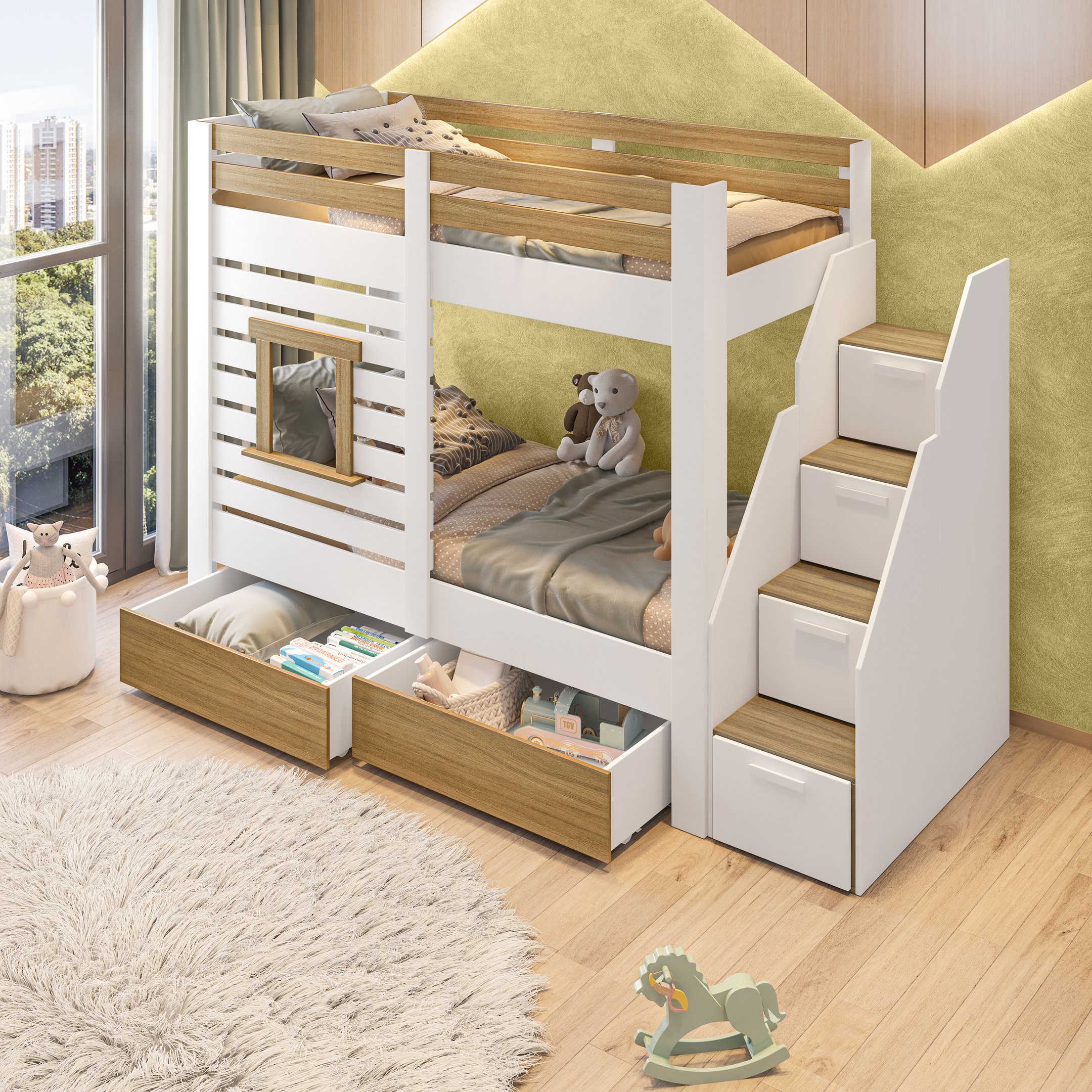 Beliche Infantil Star Plus com Janela Casatema - 3