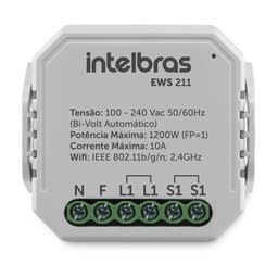 Interruptor Controlador de Cargas Wi-fi Ews 211 4850005 Intelbras - 2