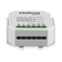 Interruptor Controlador de Cargas Wi-fi Ews 211 4850005 Intelbras - 3