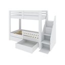 Ver imagem 2 de Beliche Infantil Star Plus com Grade de Proteção Casatema MadeiraOriginals Branco