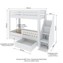 Ver imagem 7 de Beliche Infantil Star Plus com Grade de Proteção Casatema MadeiraOriginals