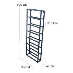 Adega Parede Suporte Para Garrafas Ferro Estilo Industrial - 2