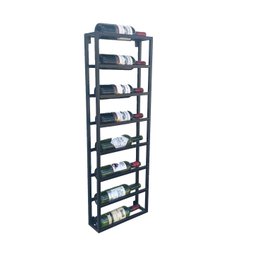 Adega Parede Suporte Para Garrafas Ferro Estilo Industrial - 1