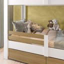 Ver imagem 4 de Beliche Infantil Star Plus com Grade de Proteção Casatema MadeiraOriginals