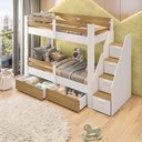 Ver imagem 3 de Beliche Infantil Star Plus com Grade de Proteção Casatema MadeiraOriginals