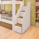 Ver imagem 6 de Beliche Infantil Star Plus com Grade de Proteção Casatema MadeiraOriginals Branco/Montana
