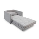 Ver imagem 1 de Poltrona Sofá Cama Solteiro 85cm Trento Bege Estofama