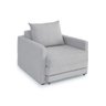 Poltrona Sofá Cama Solteiro 85cm Trento Bege Estofama - 2