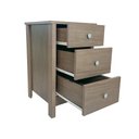 Ver imagem 6 de Mesa de Cabeceira Ditália 3 Gavetas Diamond Dm-113