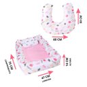 Ver imagem 6 de Ninho Redutor com Almofada de Amamentação Bebê Menina Estampado - Princess