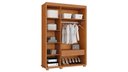 Ver imagem 2 de Guarda Roupa Multiuso Quarto Solteiro Belize 100% Mdf - Nature/offwhite