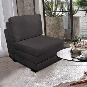 Poltrona Cama Mova_mm que Se Transforma em Sofá Cama Solteiro Reclinável Resistente e Confortável em