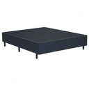 Ver imagem 1 de Base para Cama Box Viúva 128x188x25 Corino Linho Preto Dancar