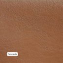 Ver imagem 1 de Poltrona Giratória Estofada Madeira Maciça Anatômica Courino:caramelo