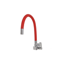 Ver imagem 1 de Torneira Bica Movel Top Flex Quadrada Parede 6300 Vermelha C-70