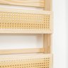 Prateleira de madeira e palhinha 2 andares - Oikos - 2