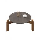 Ver imagem 5 de Mesa de Centro Lizz Cinza Pérola / Cedro