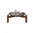 Ver imagem 3 de Mesa de Centro Lizz Cinza Pérola / Cedro