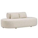 Ver imagem 1 de Sofá Orgânico Horizonte 3 Lugares 210cm Bouclé Off White - Nexta Casa