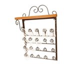 Ver imagem 4 de Kit Prateleira Porta Condimentos + Porta Copos de Parede Cor Preto