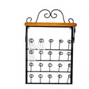 Ver mais imagens de Kit Prateleira Porta Condimentos + Porta Copos de Parede Cor Preto