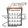 Kit Prateleira Porta Condimentos + Porta Copos de Parede Cor Preto - 2