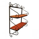 Ver imagem 6 de Kit Prateleira Porta Condimentos + Porta Copos de Parede Cor Preto