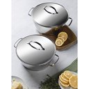 Ver imagem 2 de Jogo de Panelas 9 Peças Inox Fundo Triplo Allegra Tramontina