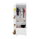 Ver imagem 2 de Guarda Roupa Infantil Gutti 2 Portas Flex 3 Cores em 1 Branco