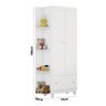Guarda Roupa Infantil Gutti 2 Portas Flex 3 Cores em 1  - 6
