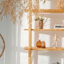 Ver imagem 5 de Estante Laguna 6 Prat 180ax90lx42p em Madeira Cor Mel