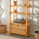 Ver imagem 6 de Estante Laguna 6 Prat 180ax90lx42p em Madeira Cor Mel