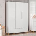 Ver imagem 1 de Guarda Roupa Infantil Melody Decor 3 Portas Móveis Estrela