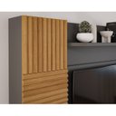 Ver imagem 7 de Estante Home Para Tv Ate 60 Polegadas Com Led 3 Portas Bahamas 