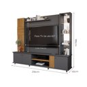 Ver imagem 3 de Estante Home Para Tv Ate 60 Polegadas Com Led 3 Portas Bahamas 