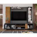 Ver imagem 4 de Estante Home Para Tv Ate 60 Polegadas Com Led 3 Portas Bahamas 
