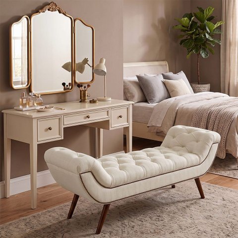 Puff Recamier 140cm Awa Facto Off White - Sallar Home