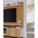 Ver imagem 5 de Estante para TV e Home Theater até 55 Polegadas 100% MDF 160CMX182,5cm 2 Portas Valência Dourado