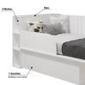 Cama com Nichos e Espaço Pet Paris - 5