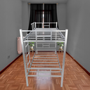 Ver imagem 7 de Cama Beliche Solteiro Aço com Escada e Grade de Proteção Reforçada Suporta até 150kg Itagold