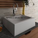 Ver imagem 4 de Cuba para Banheiro Branca 35x11,5x34cm Bn3630 Tecno Mobili Branco