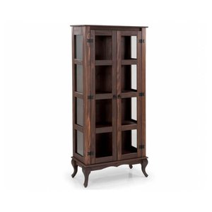 Cristaleira 2 Portas D113vl - (imbuia)