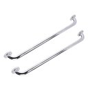 Ver imagem 1 de Alça Barra de Apoio Aço Inox Kit 2 Uni Suporte 70cm Box Banheiro Acessibilidade Gestante Idoso