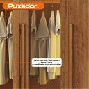 Ver mais imagens de Guarda-Roupas Milão 3 Portas com 2 Portas Reflecta LED e 2 Gavetas Internas Carvalho Tapajós