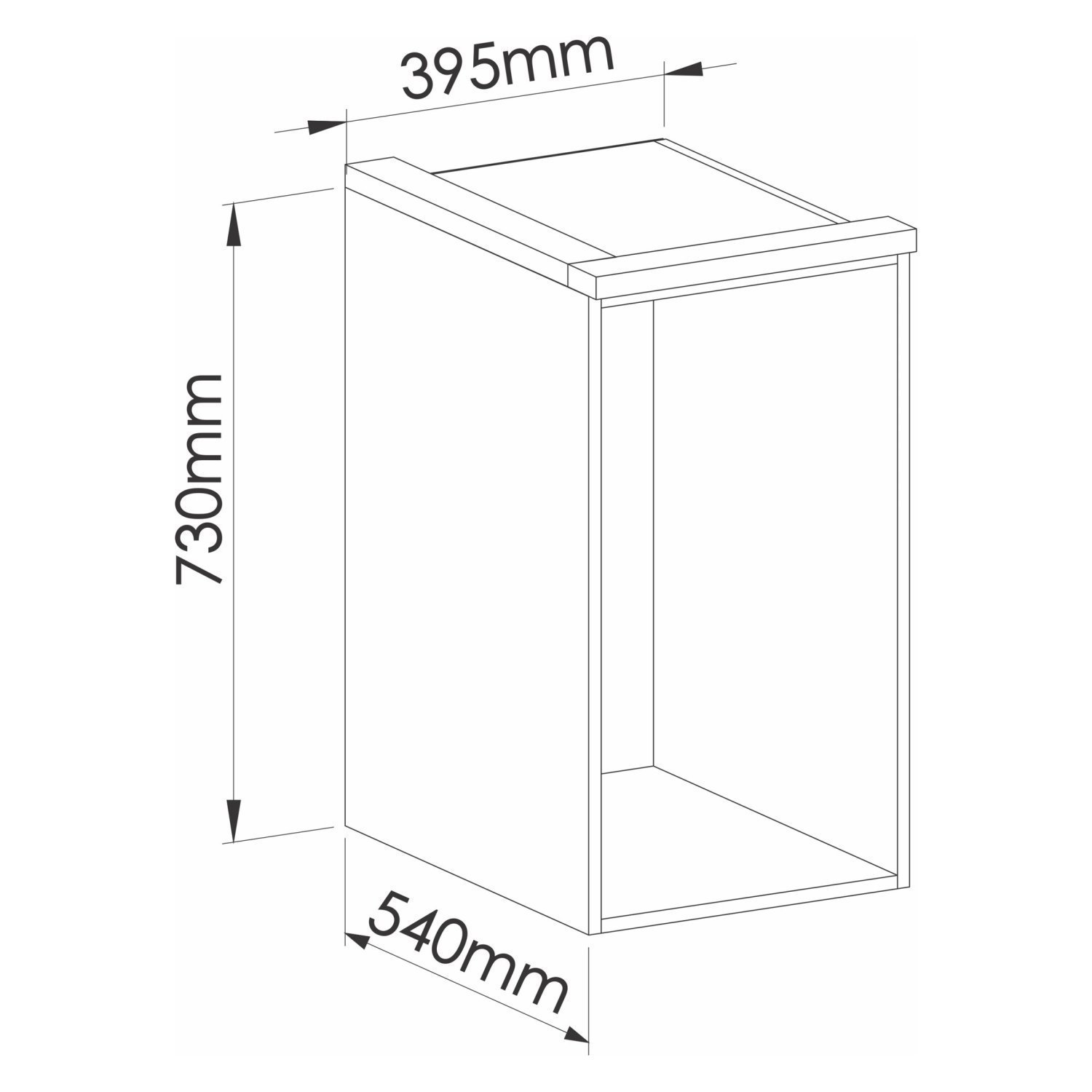 Modulo Aéreo 1 Porta Elegance Móveis Castro - 4