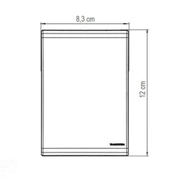 Conjunto 4x2 com 1 Pulsador Campainha Tramontina Liz 10 a 250 V Branco Tramontina - 2