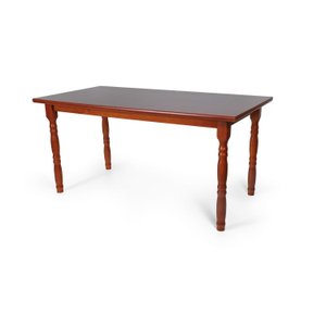 Mesa Dalas 159,5X83Cm Tampo Mdf 30Mm Imbuia 