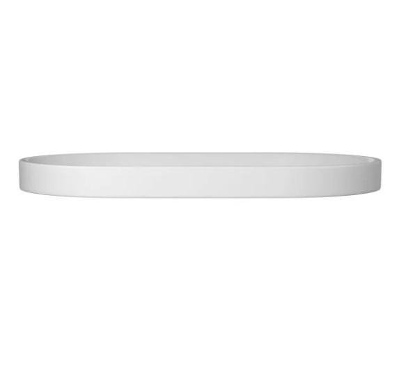 Cuba Sobrepor Oval 50cm Branco L.24050.17