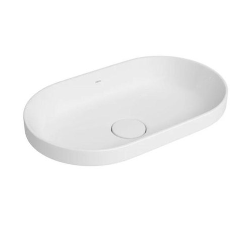 Cuba Sobrepor Oval 50cm Branco L.24050.17