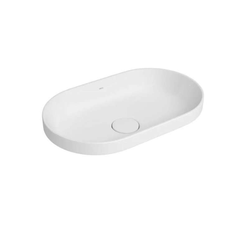 Cuba Sobrepor Oval 50cm Branco L.24050.17